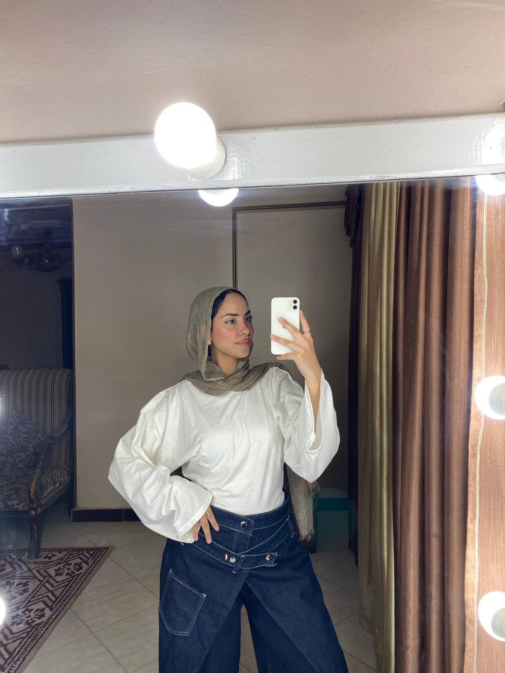 Cotton Bell Sleeve Tee
